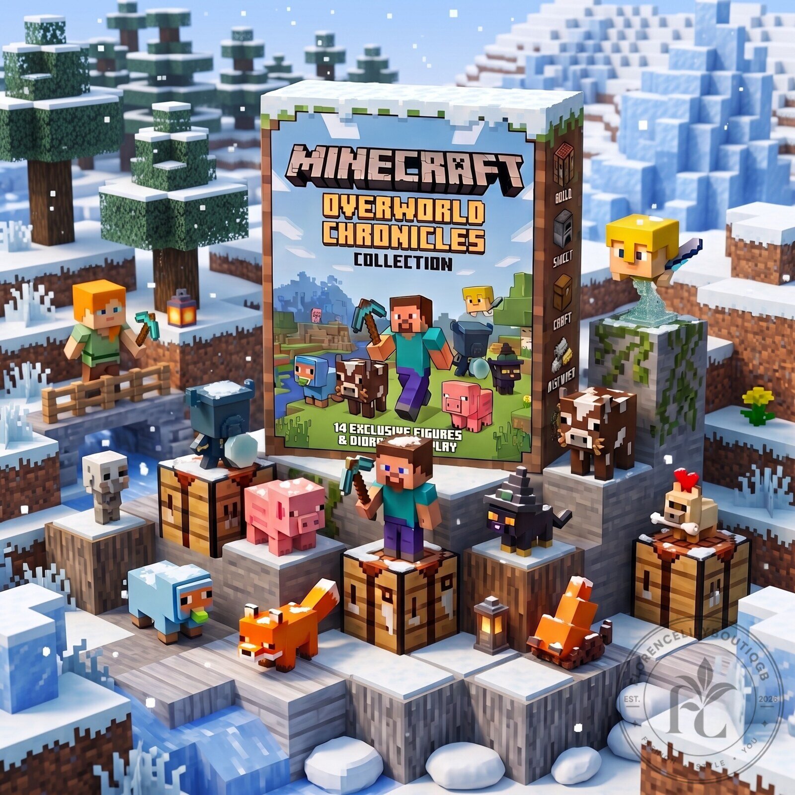 Minecraft Mini Overworld Chronicles Toy Set 5 Minecraft Mini Overworld Chronicles Toy Set