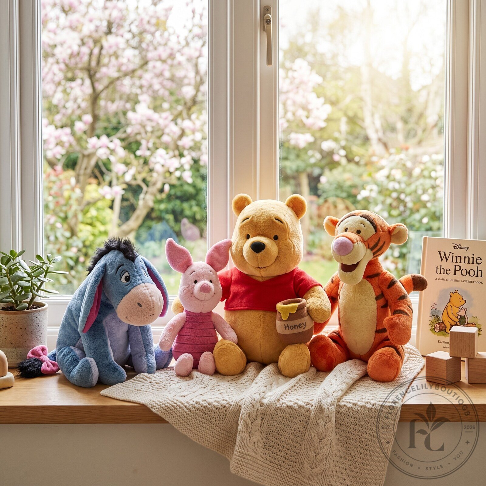 Disney Winnie the Pooh Plush Stuffed Animal Toy Set