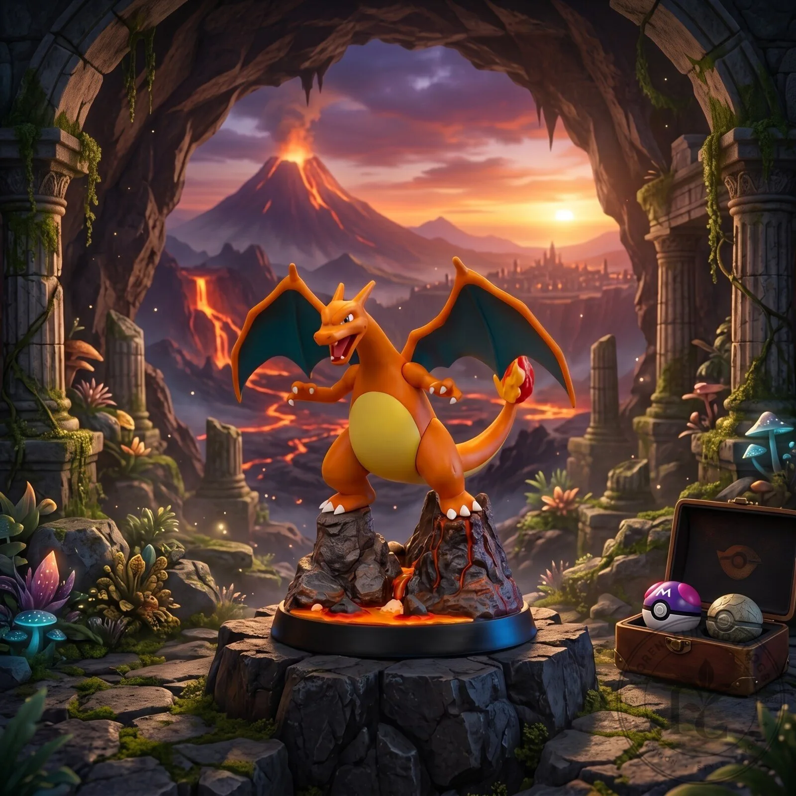 Pokemon Charizard Collectible Action Figure 5 Pokemon Charizard Collectible Action Figure