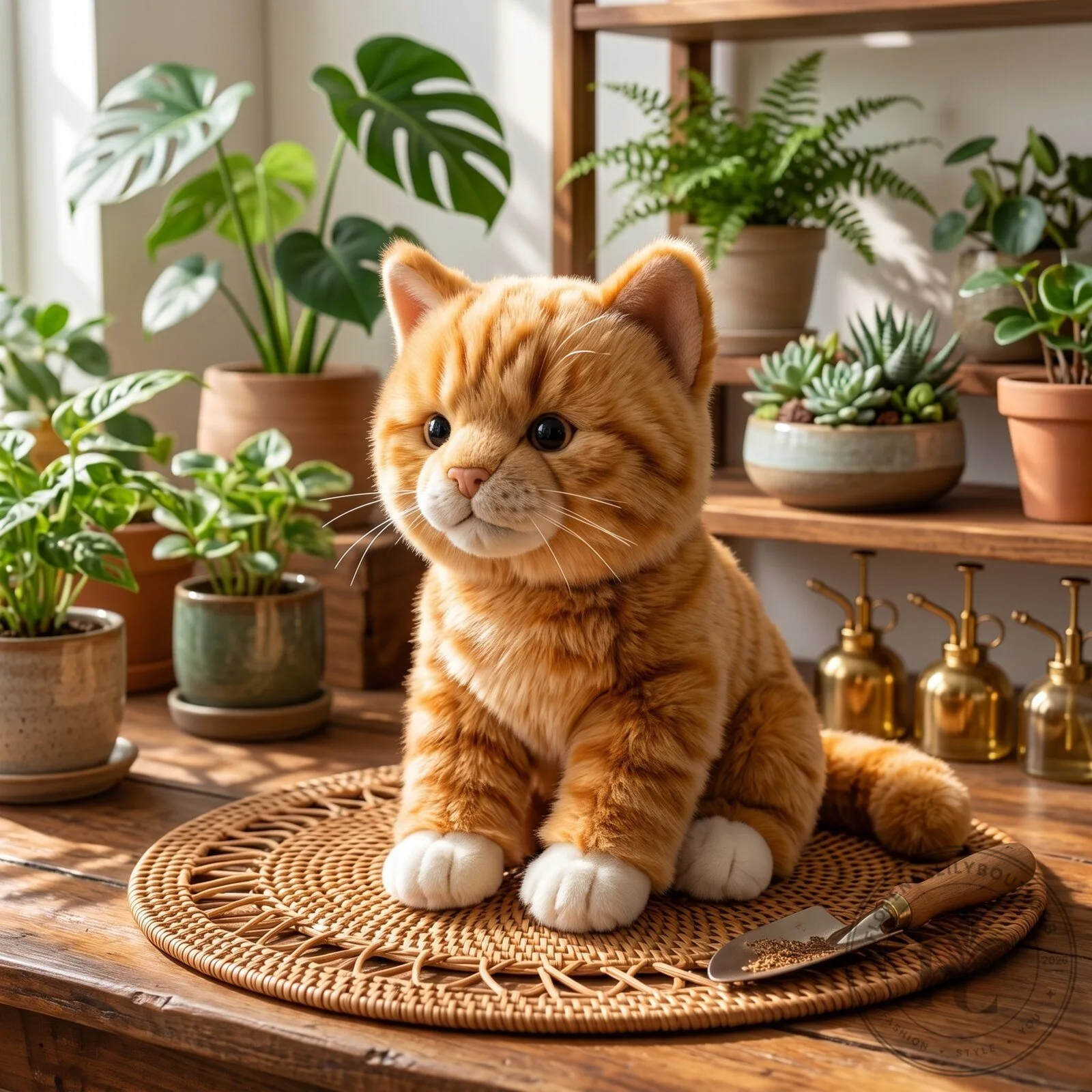 Adorable Soft Orange Kitty Stuffed Animal Plush Toy 5 Adorable Soft Orange Kitty Stuffed Animal Plush Toy