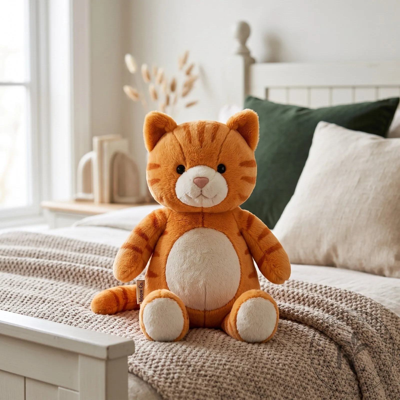 Adorable Orange Tabby Cat Stuffed Animal Plush Toy 4 Adorable Orange Tabby Cat Stuffed Animal Plush Toy