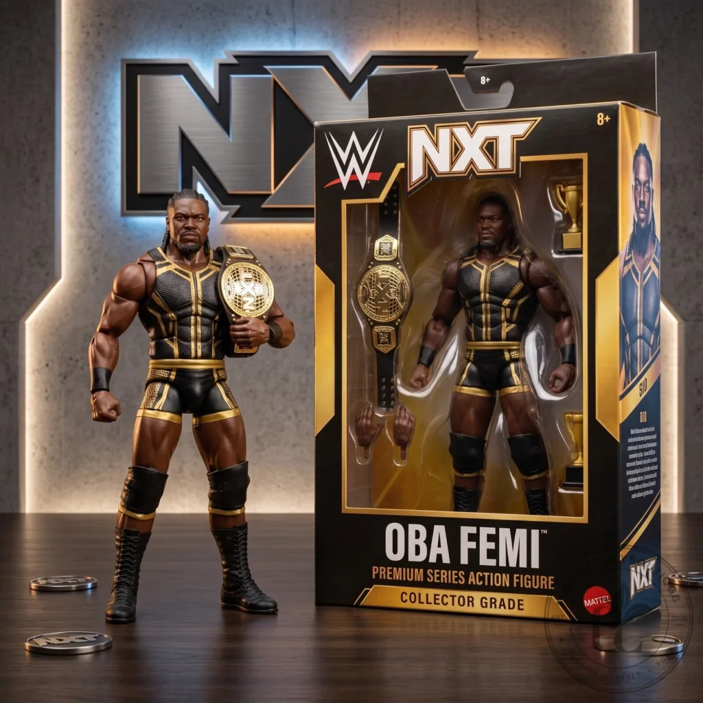 WWE NXT Oba Femi Premium Collectible Action Figure WWE NXT Oba Femi Premium Collectible Action Figure