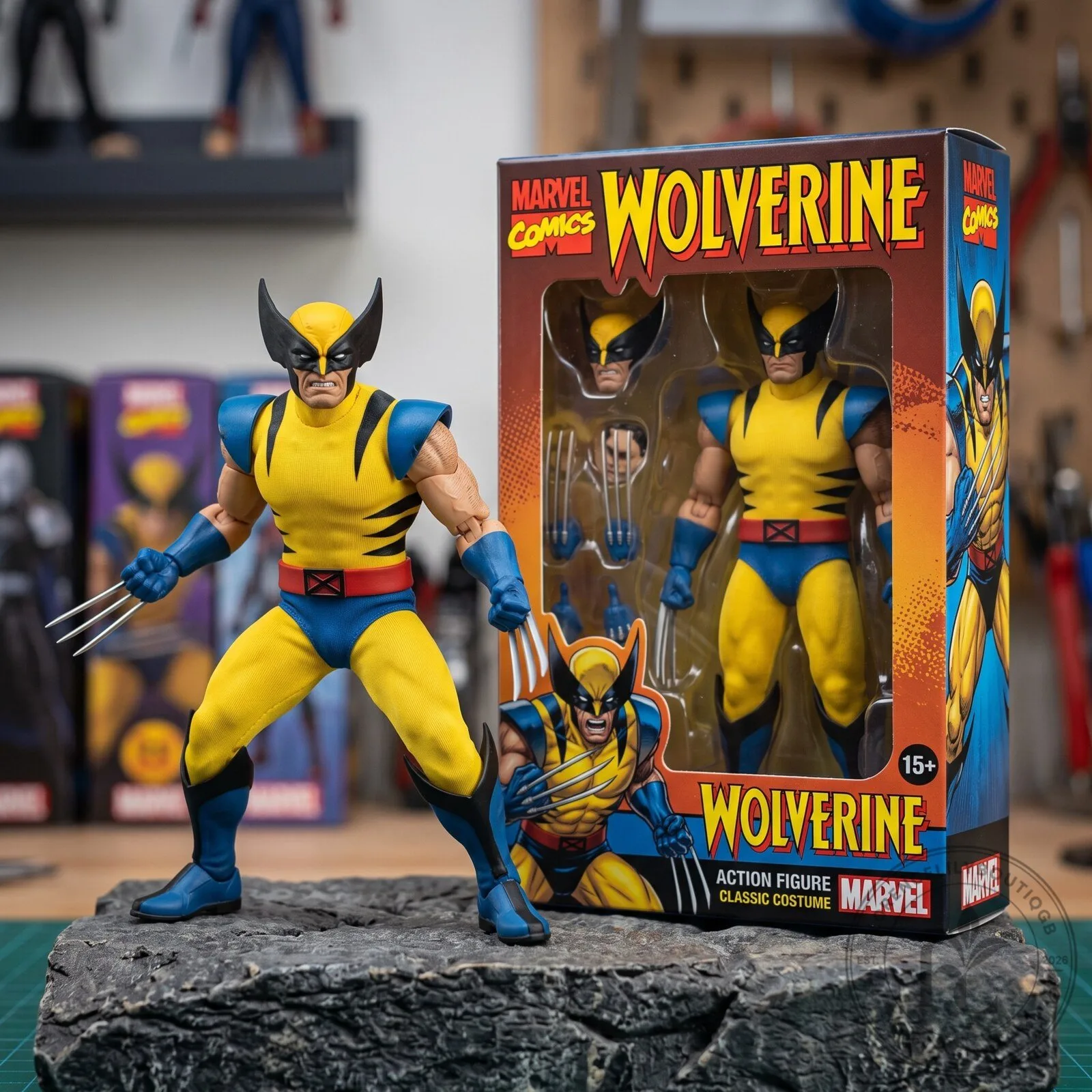 Marvel Comics Wolverine Classic Action Figure 3 Marvel Comics Wolverine Classic Action Figure