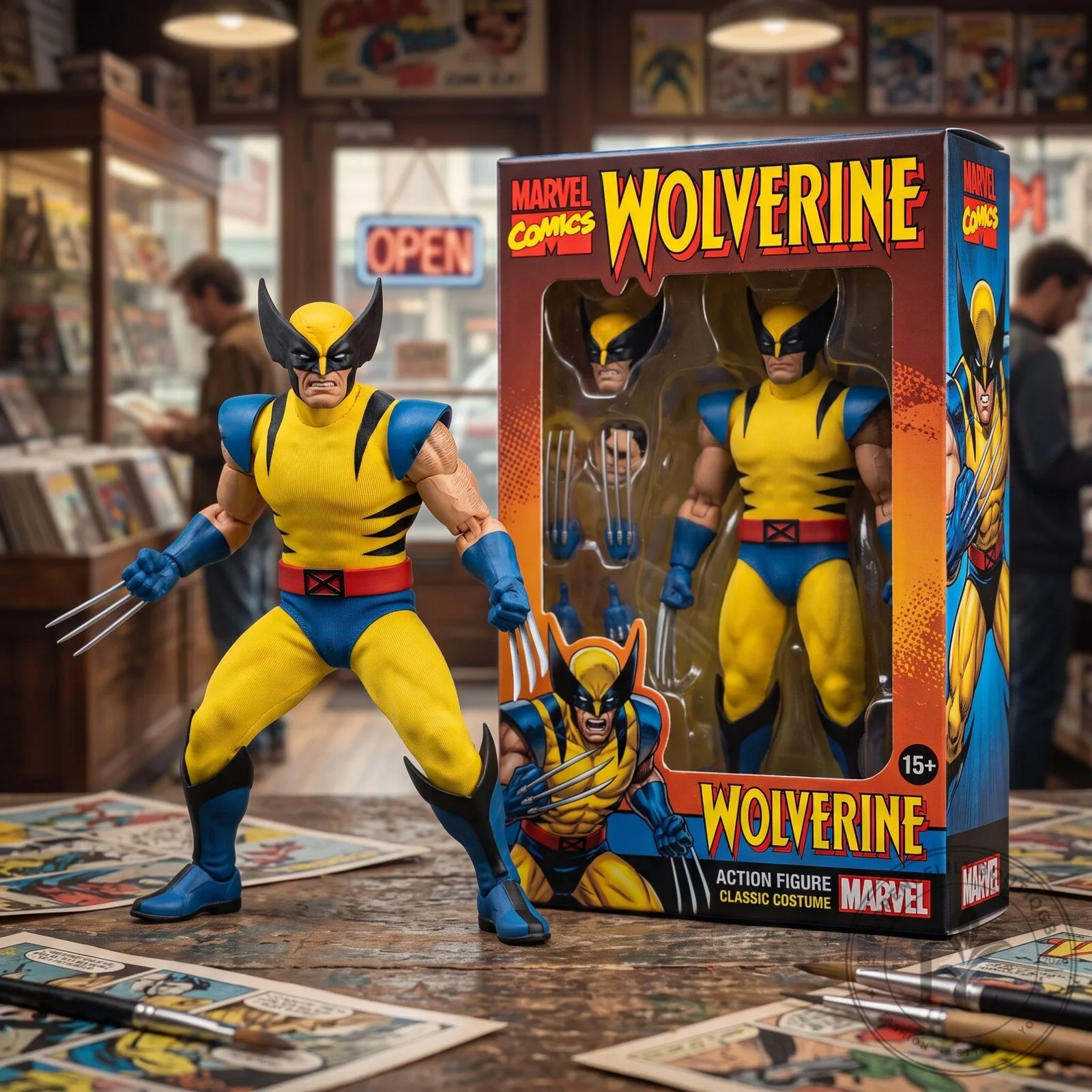 Marvel Comics Wolverine Classic Action Figure 4 Marvel Comics Wolverine Classic Action Figure