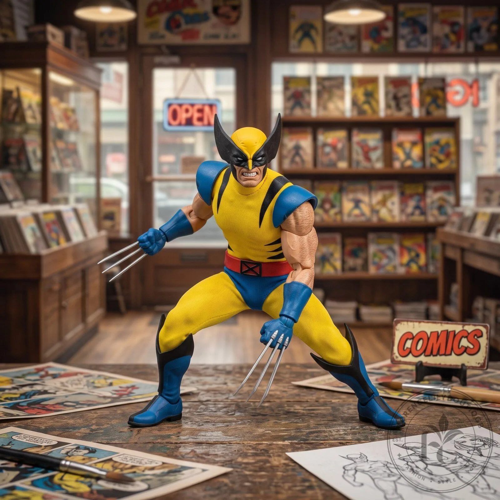 Marvel Comics Wolverine Classic Action Figure 5 Marvel Comics Wolverine Classic Action Figure