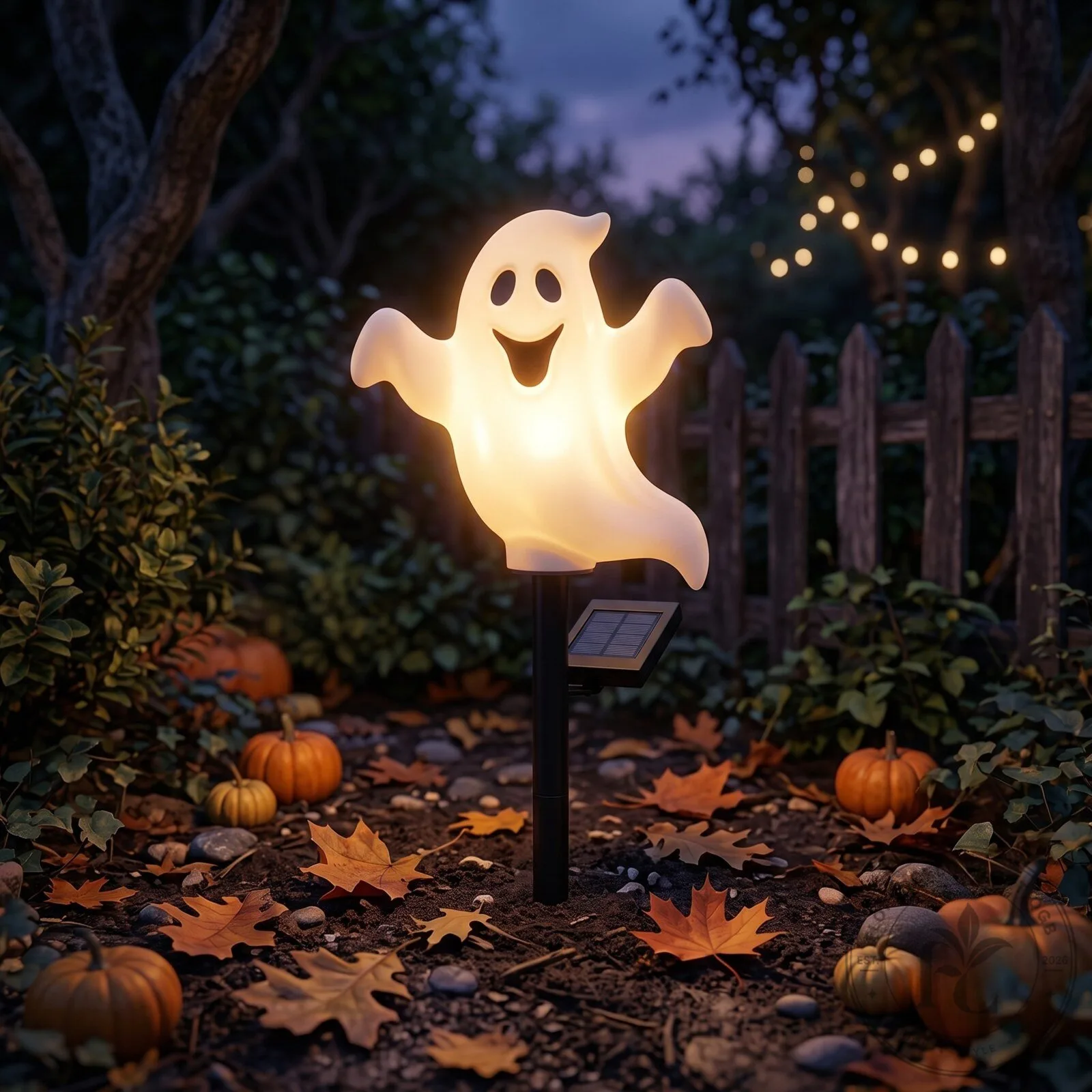 Spooky Ghost Solar Pathway Light For Halloween Yard 3 Spooky Ghost Solar Pathway Light For Halloween Yard