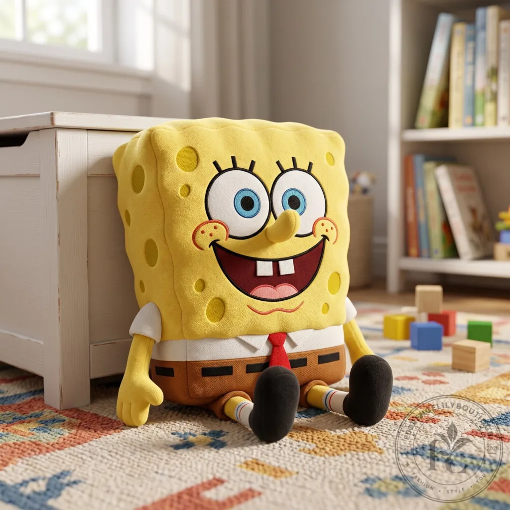 Cute Soft Yellow SpongeBob SquarePants Plushie Toy Cute Soft Yellow SpongeBob SquarePants Plushie Toy