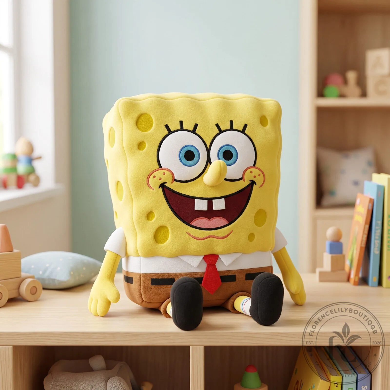 Cute Soft Yellow SpongeBob SquarePants Plushie Toy 4 Cute Soft Yellow SpongeBob SquarePants Plushie Toy