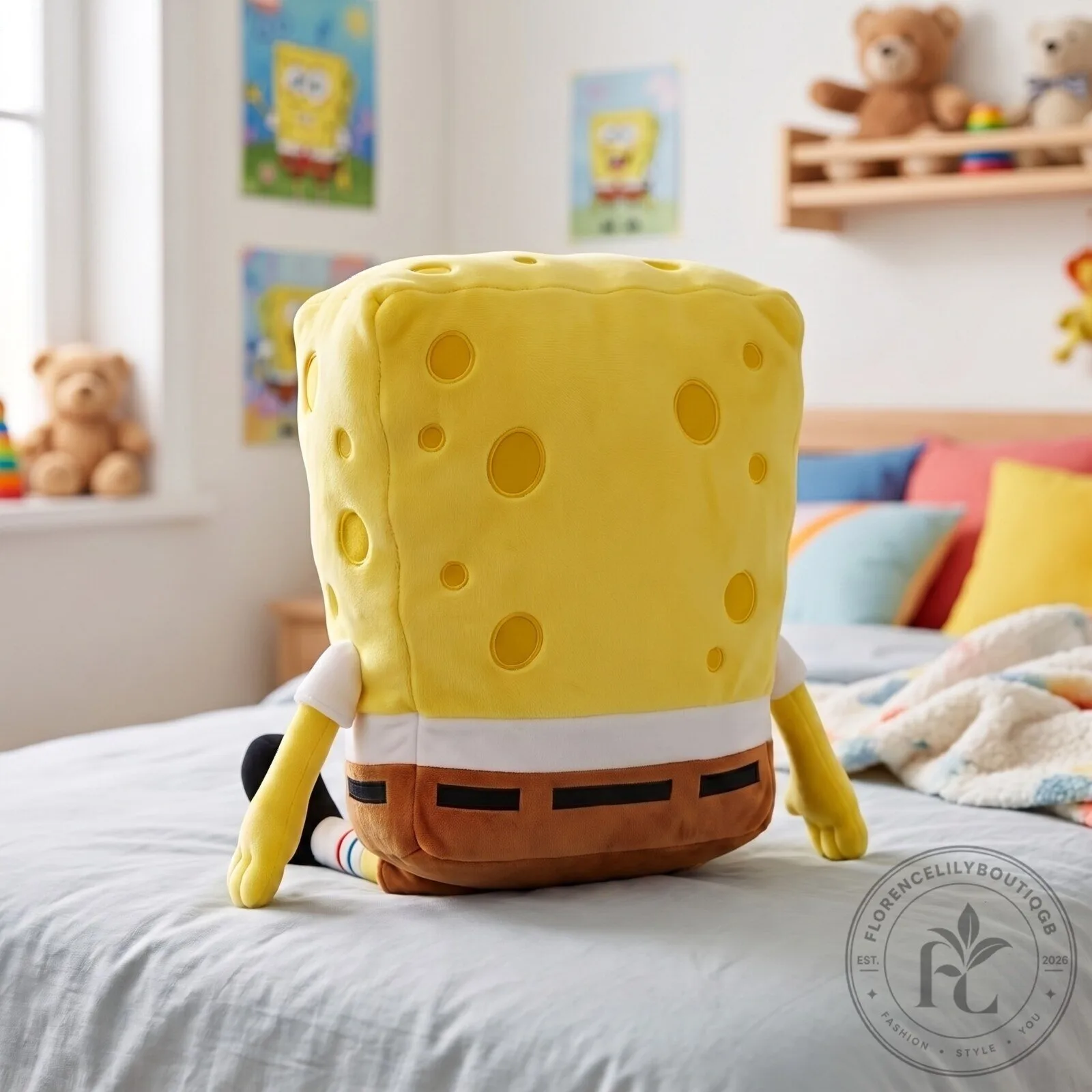 Cute Soft Yellow SpongeBob SquarePants Plushie Toy 5 Cute Soft Yellow SpongeBob SquarePants Plushie Toy