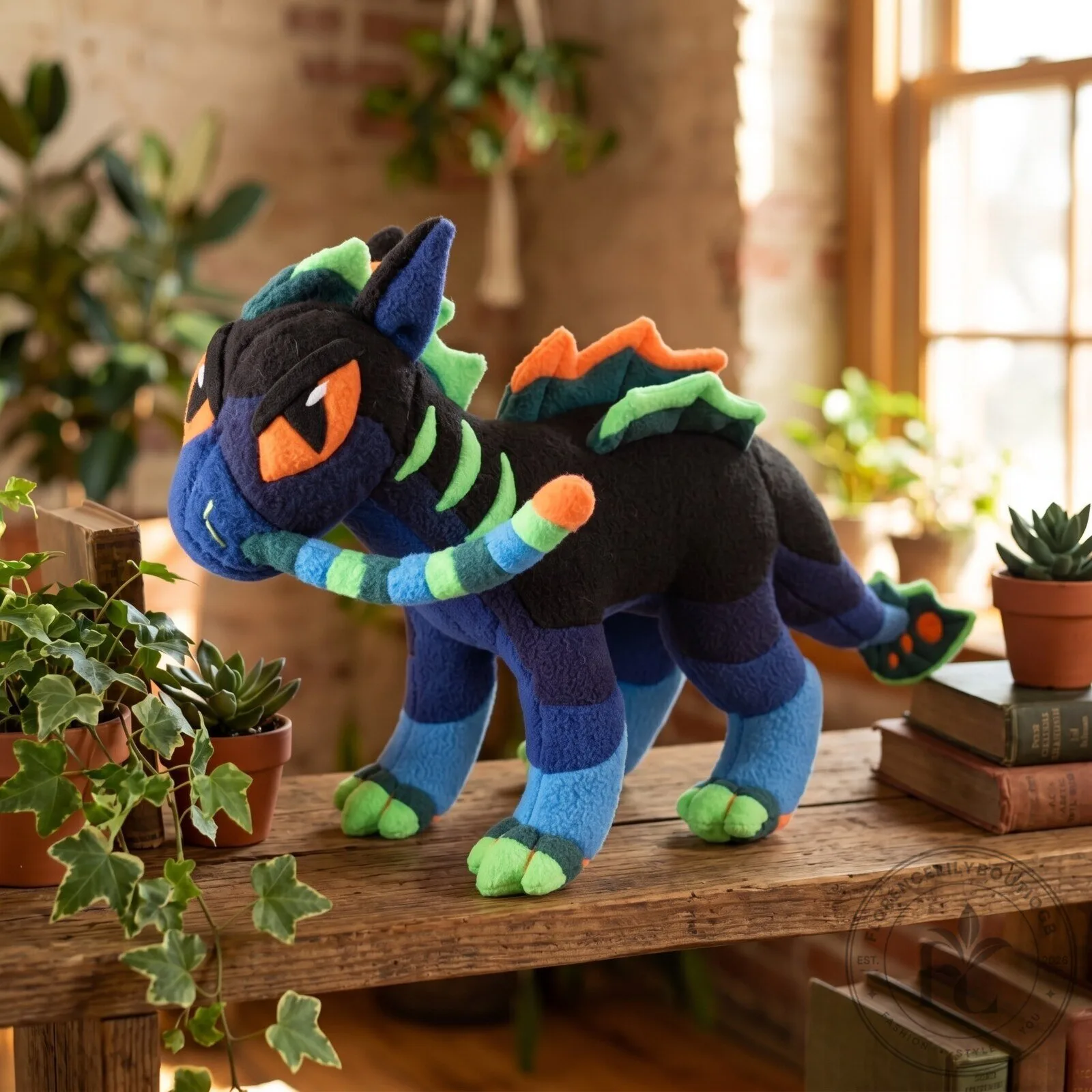 Handmade Fantasy Dragon Plush Toy Mythical Beast Stuffed Animal