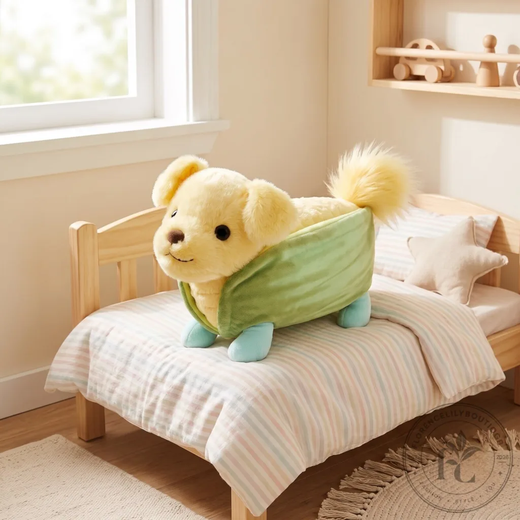 Adorable Plush Corn Puppy Dog Cute Soft Stuffed Vegetable Toy for Kids Adorable Plush Corn Puppy Dog Cute Soft Stuffed Vegetable Toy for Kids